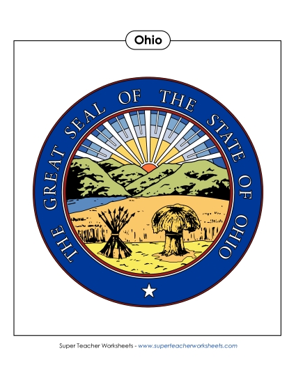 Ohio State Seal (Full-Color Version)