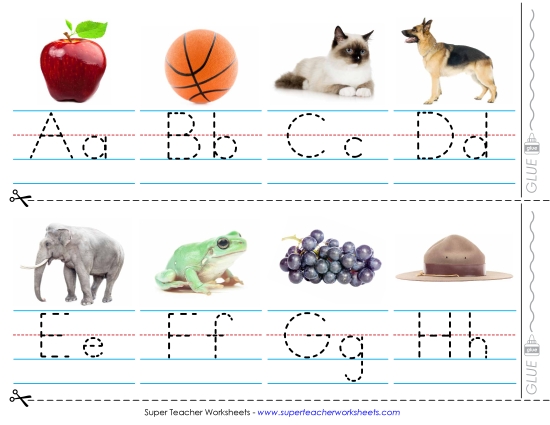 Photo Alphabet Strip<br>(3-Feet Long; Full Color)