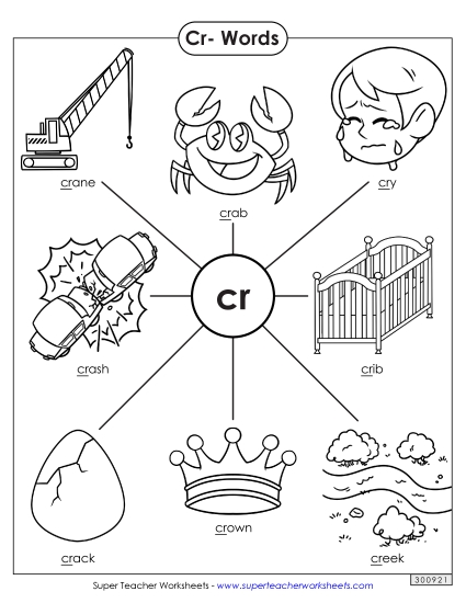 Anchor Chart (Cr- Words)
