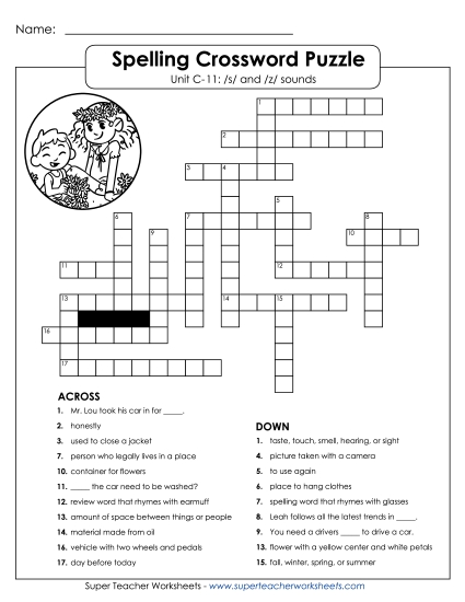 Crossword Puzzle (C-11)