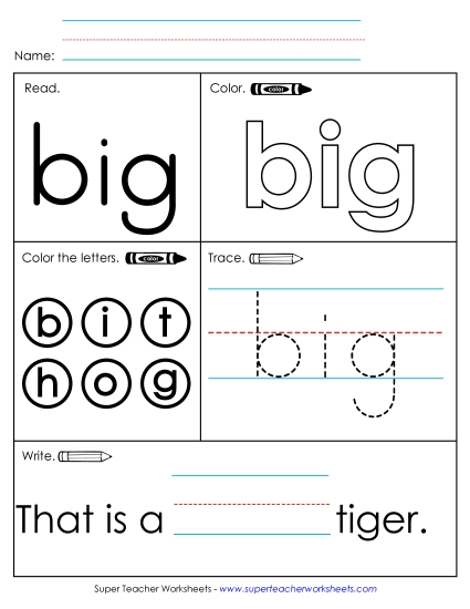 Worksheet 1: Big