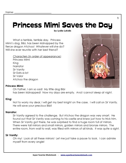 Readers Theater: Princess<br>Mimi Saves the Day