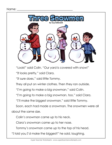 Three Snowmen