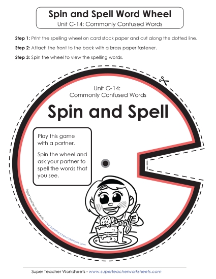 Spin and Spell (C-14) 