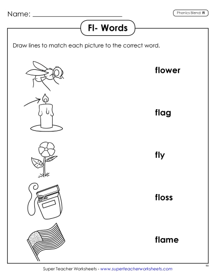 Matching Worksheet