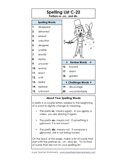 Word List C-22