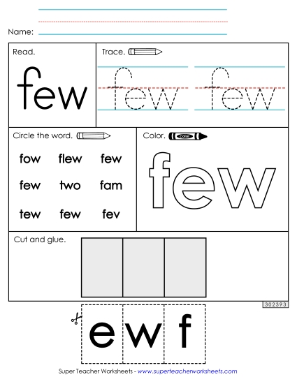 Worksheet 2: Few