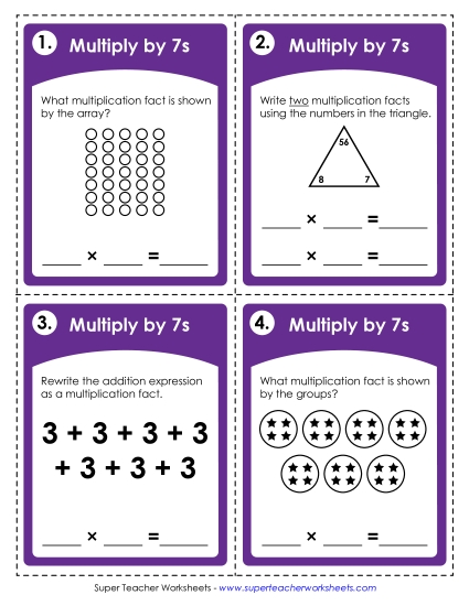 Multiplying by 7s