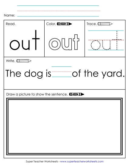 Out (Sight Word)
