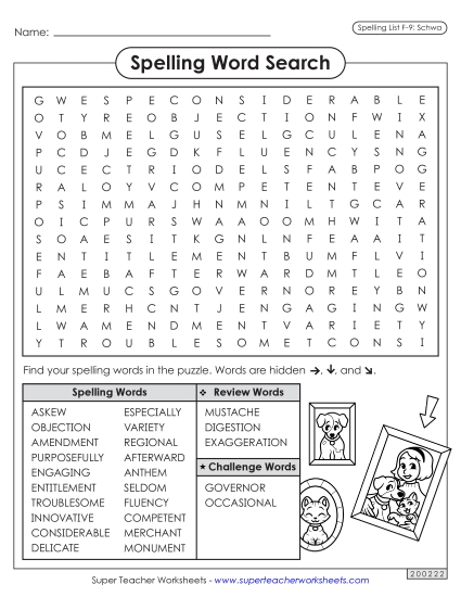 Word Search (F-9)