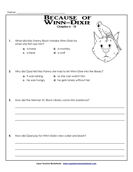 Questions for Chapters 6-10