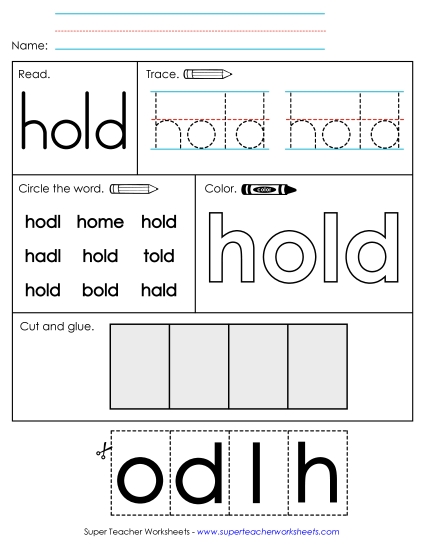 Worksheet 2: Hold