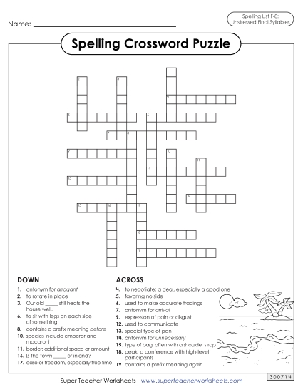 Crossword (F-8)