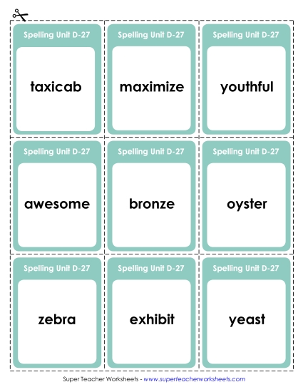 Flashcards (D-27)