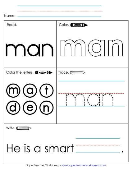Worksheet 1: Man