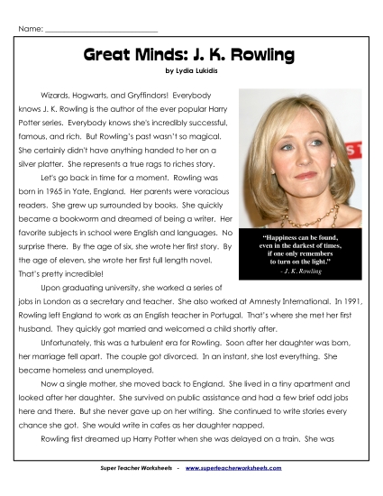 Great Minds: J.K. Rowling