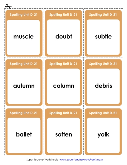 Flashcards (D-21)