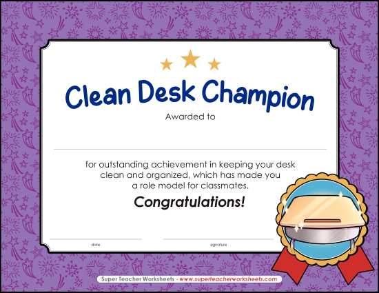 Clean Desk Champion