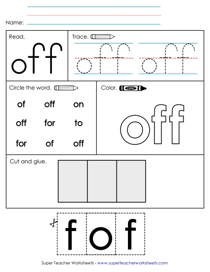 Worksheet 2: Off