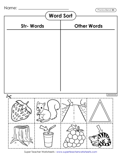 Word Sort (Str- Words)