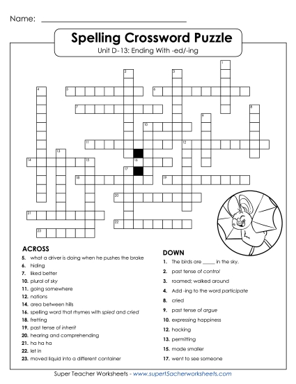 Crossword Puzzle (D-13)
