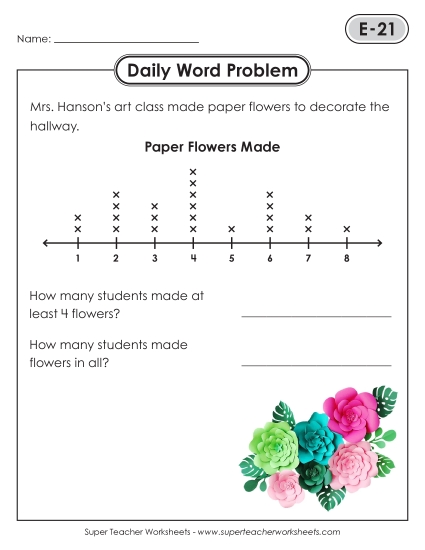 Daily Word Problems <br>E-21 through E-25