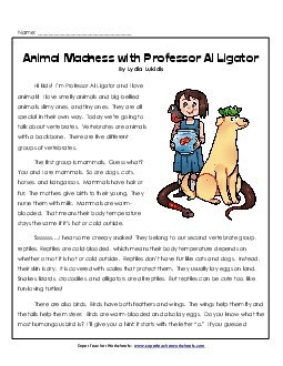 Animal Madness with Professor Alligator