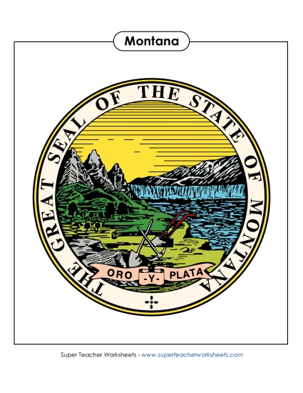 Montana State Seal (Full-Color Version)