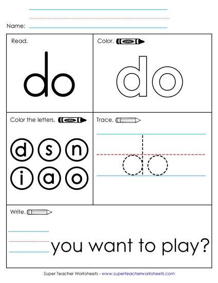 Worksheet 1: Do