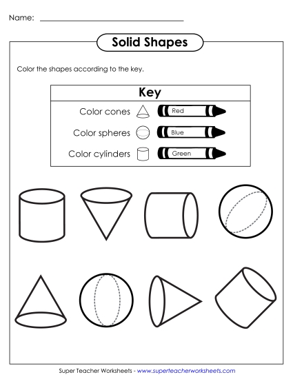 Color Solid Shapes