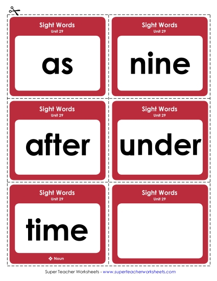 Flashcards (Unit 29)