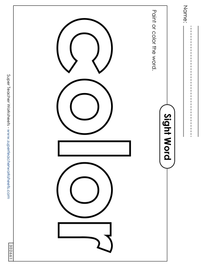 Paint or Color: Color