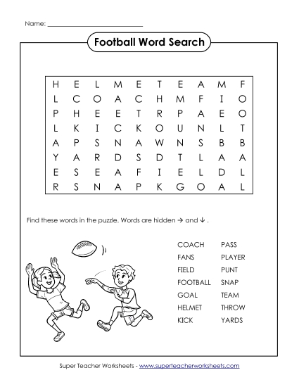 Word Search Puzzle (Easy)