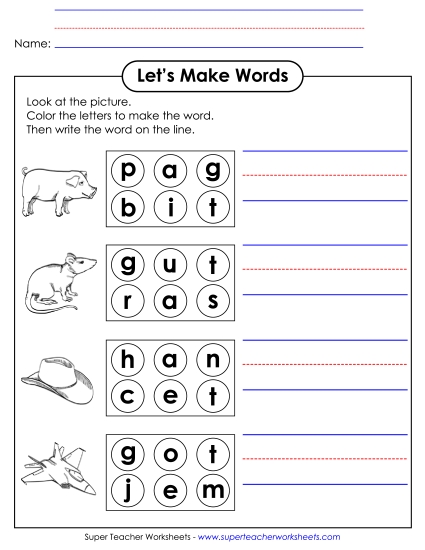 Phonics - Full List Worksheets Learning Tool Phonics - Full List Worksheets Learning Tool