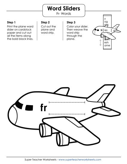 Word Slider (Fr- Words)