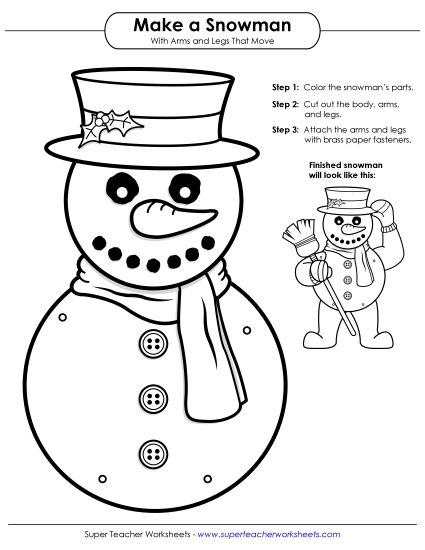Make a Snowman Craft