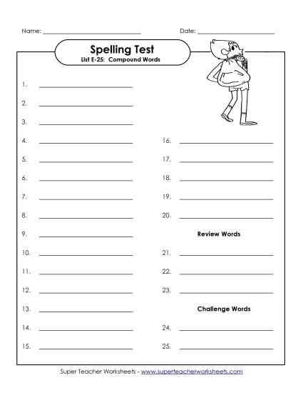 Spelling Test (E-25)