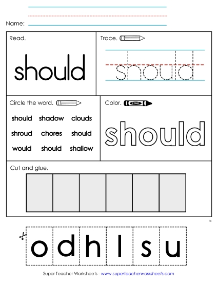Worksheet 2: Should