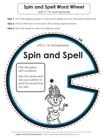 Spin and Spell (C-13) 