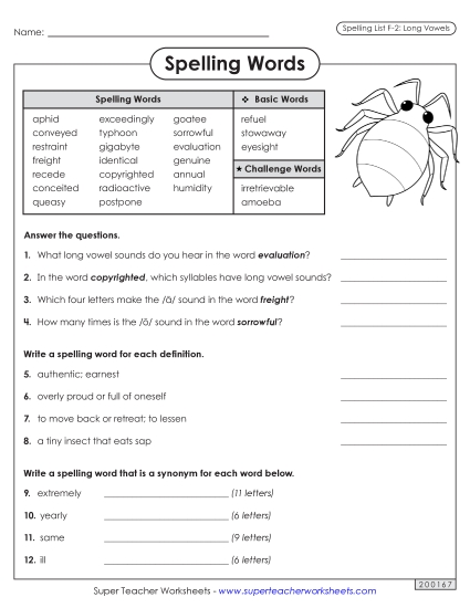 Question Worksheet (F-2)