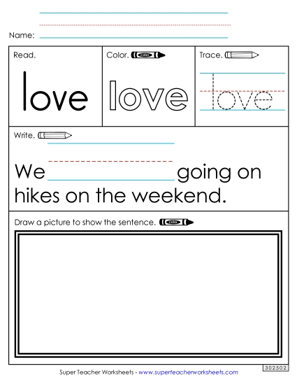 Worksheet 3: Love