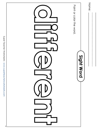 Paint or Color: Different