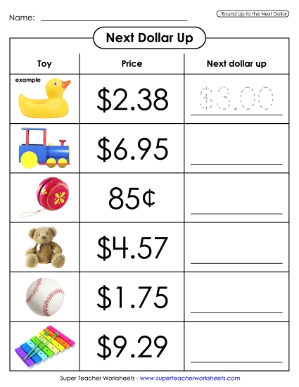 Rounding Worksheets Learning Tool