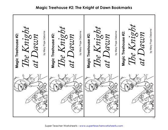 MTH: The Knight at Dawn Bookmarks