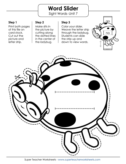 Word Slider (Unit 7)
