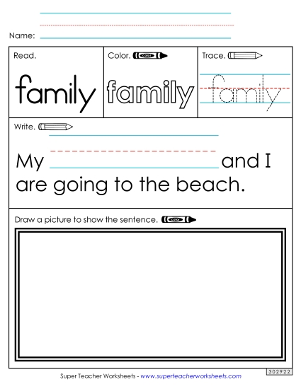 Worksheet 3: Family