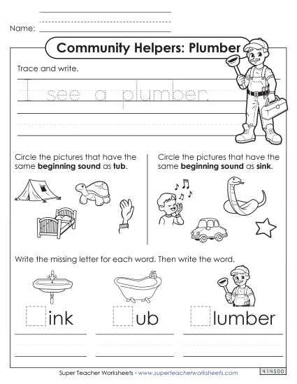 Mixed Literacy Skills: Plumber