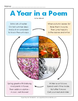 A Year in a Poem (Poem)