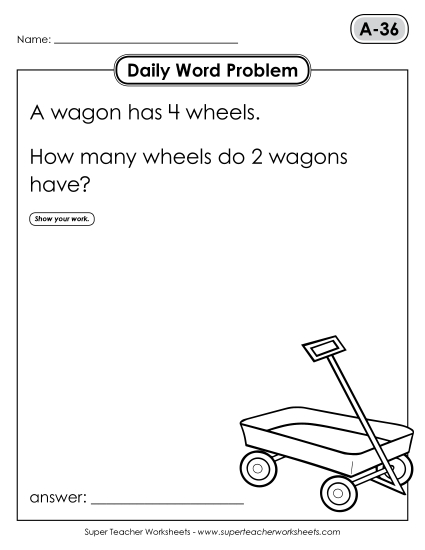 Daily Word Problems<br>A-36 through A-40