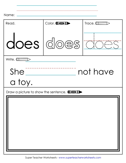 Worksheet 3: Does